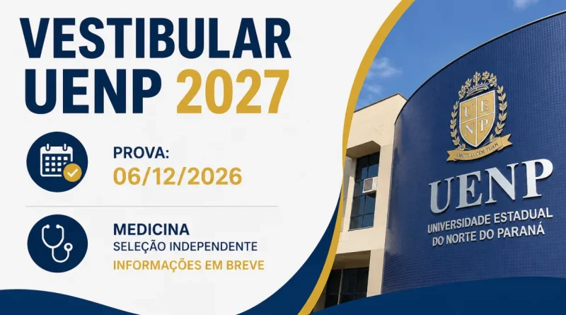 Datas Vestibular UENP 2027